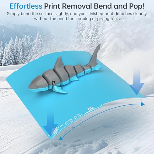 Image of BIQU CryoGrip Pro Frostbite for Kobra 3 Combo 3D Printer 250x250MM Upgrade Panda Build Plate, Room Temperature Print