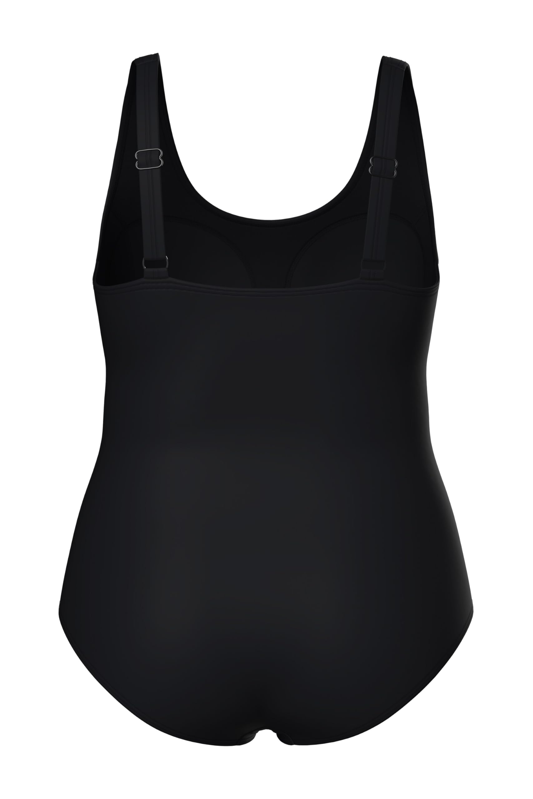 Ulla Popken Badeanzug, Raffung, Softcups, Träger Verstellbar, Recycelt Trajes de baño Mujer (Pack de 1)