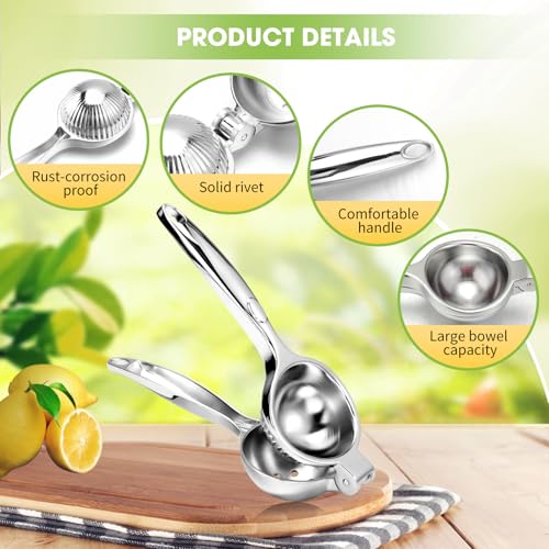 Vinato Spremiagrumi Manuale, Spremi Agrumi Manuale Spremi Limone Manuale Spremiagrumi Limone Lime Manuale Spremi Melograno Per Bar E Cucina, Spremiagrumi Per Cucina, Bar, Ristorante, 7 Cm - 4