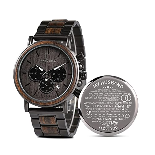 2win Engraved Wooden Watch (C-My Husband)