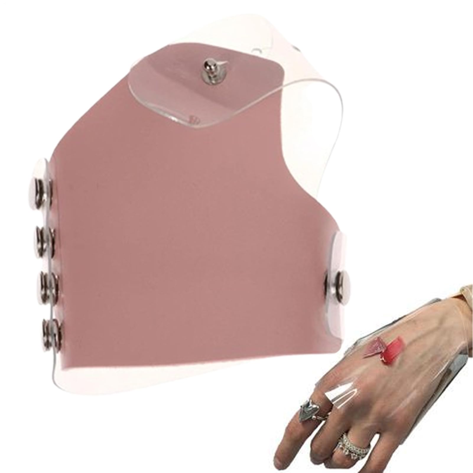 Palette de gants cosmétiques - mélangeur à main en cuir, équipement d'outils de beauté | Élé d'aide au maquillage, patch de mélange d'artistes, kit d'accessoires pour les femmes amies