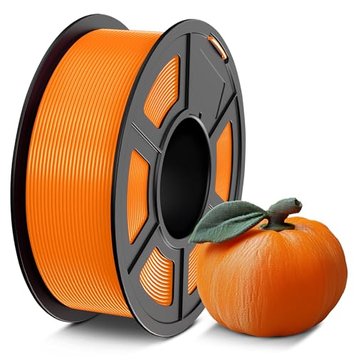 Image of PETG Filament 1.75mm 1KG, 3D Printer Filament PETG Orange, Strong Toughness, Dimensional Accuracy ±0.02mm, Orange