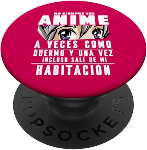 No Siempre Veo Anime Para Ver Manga Mujer Niño Niña PopSockets intercambiables PopGrip No Siempre Veo Anime Para Ver Manga Mujer Niño Niña PopSockets intercambiables PopGrip