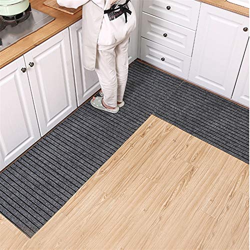deurmat Deurmat Binnen Buiten Deurmat, kan op maat gemaakt worden Waterdicht, gemakkelijk schoon gestreepte deur… - Image 4