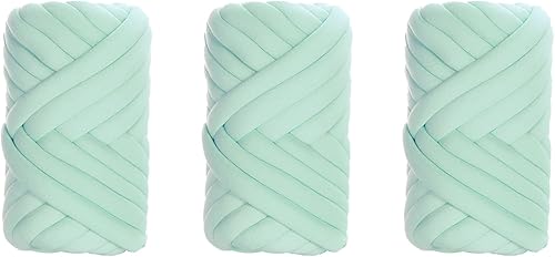 Miniatura 1 de 3 piezas de hilo grueso para tejer con el brazo, hilo de tubo voluminoso para manta de nudo trenzado, hilo gigante para tejer a mano alfombras,