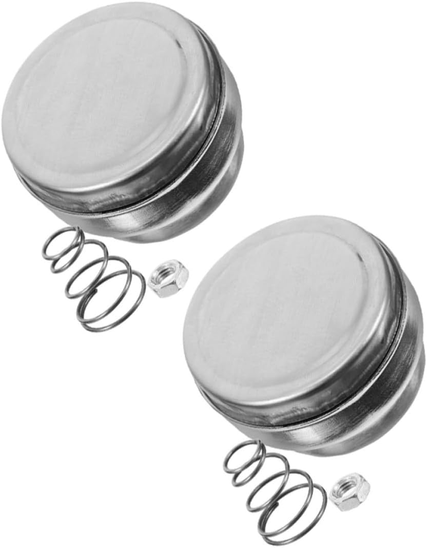Yardwe Universal Replacement Pasta Maker Knob Handle for Homemade Noodles with Stainless Steel Material 2pcs and Smooth Edges, Stable Control Knob for Home Use and Beginners