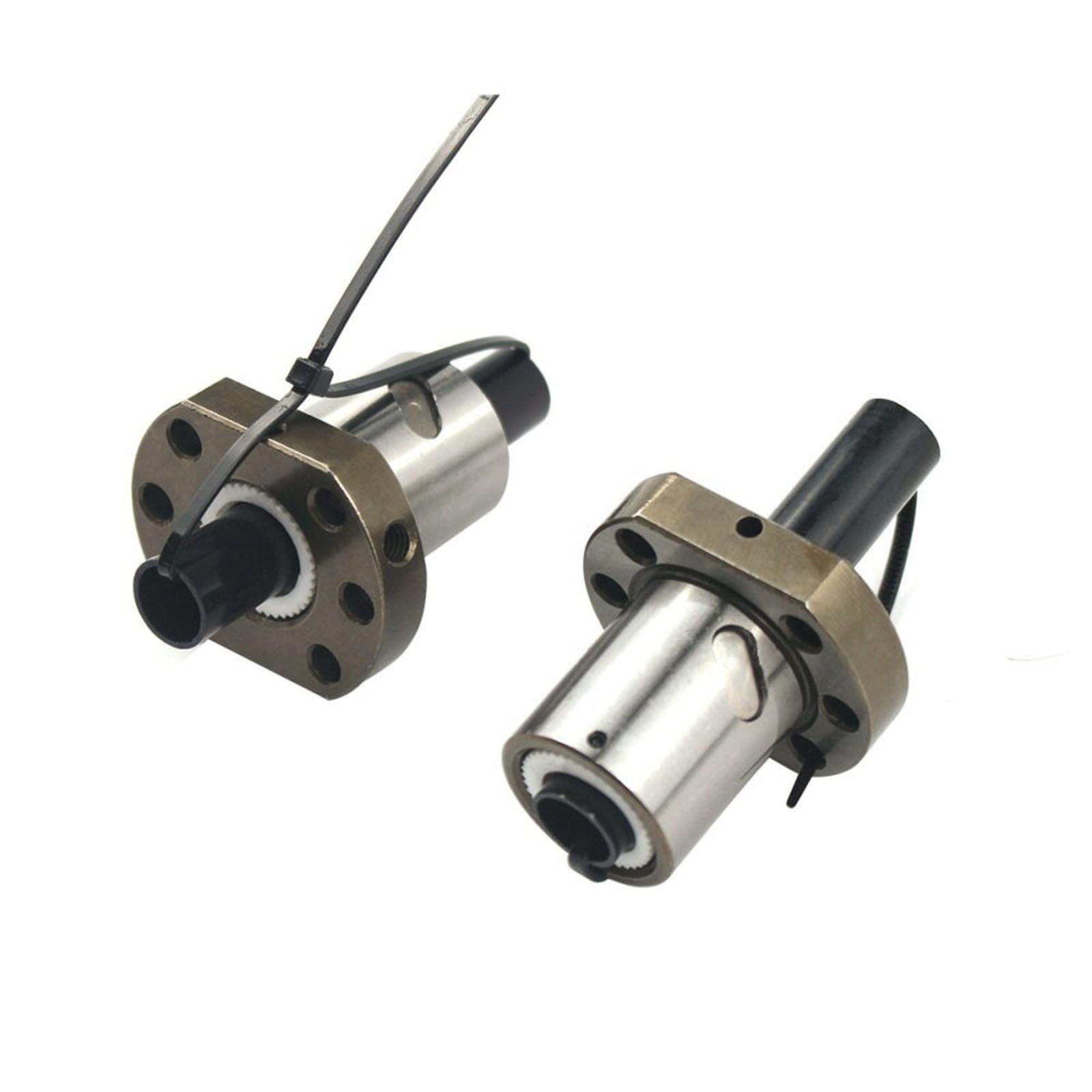 SFU1610-2 nakrętka kulowa z gwintem prawym, średnica 16 mm, nachylenie 10 mm, SFU1610 nakrętka kulowa z kołnierzem do mechaniki precyzyjnej podróży etapowych