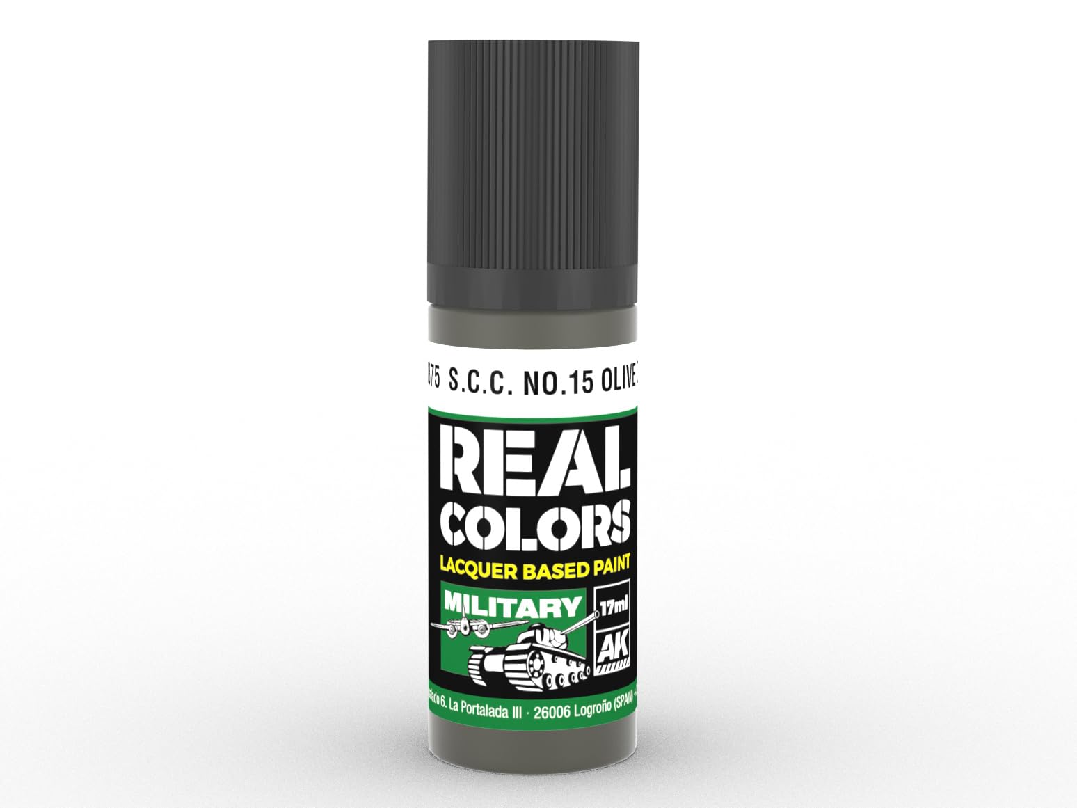 Ak Interactive Ak Real Colors Rc875 S.c.c. No.15 Olive Drab (17Ml) (Old Rc037)
