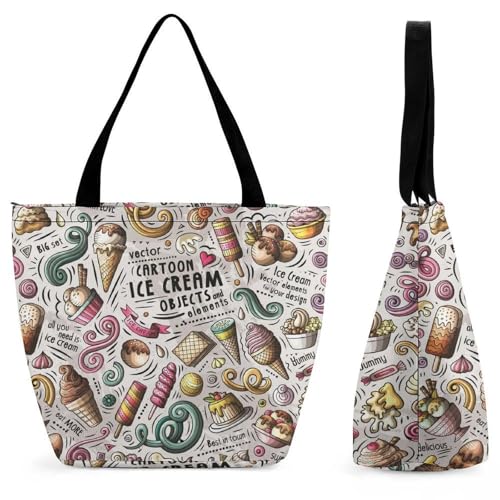 Sac à main gâteau glacé femme - Sac à bandoulière et sac de shopping voyage 32.5cm