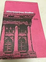 Afro-American Studies: A Report to the Ford Foundation 0916584259 Book Cover