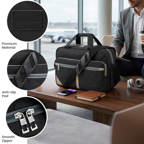 Image of DAHSHA Stylish Nylon Small Sling Cross Body Travel Bag for Business Office Messenger One Side Shoulder Carry Handbag Bag For Men & Women (35 x 18 x 25 Cm)