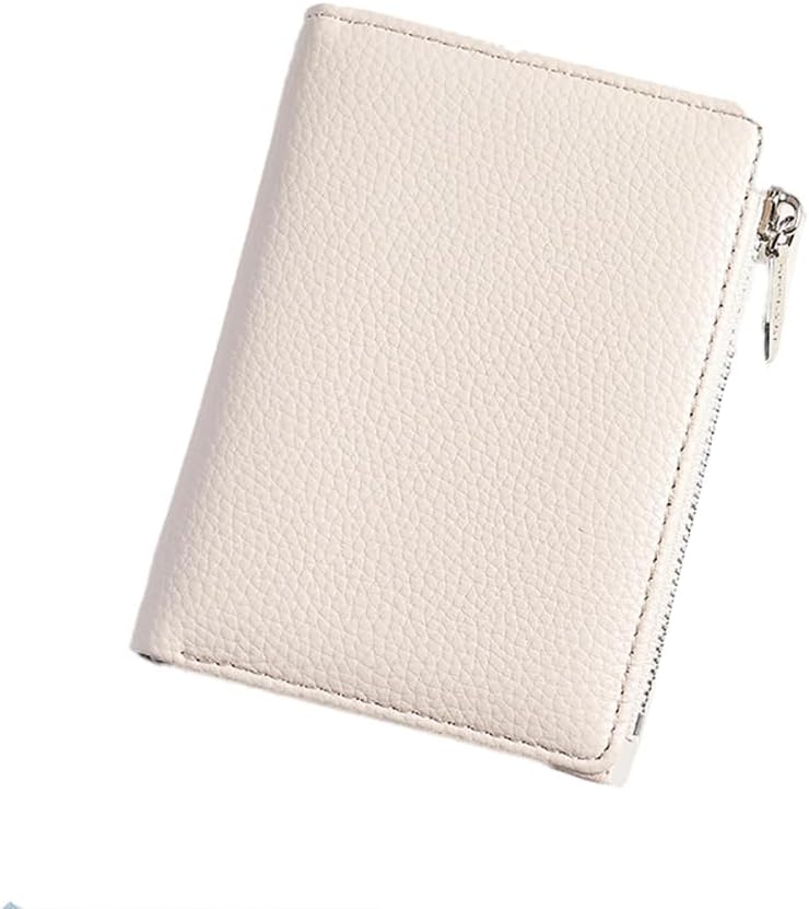 Women's Slim Credit Card Cash Holder, Coin Pocket Leather Zipper Wallets Mini Pouch Birthday Christmas Gift Wallet