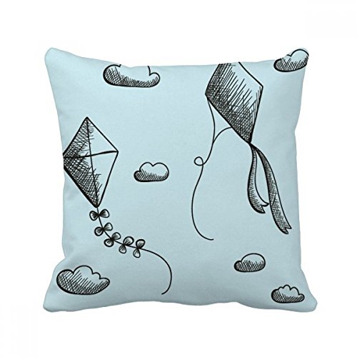 Coussin cerf-volant multicolore pour raviver un canapé uni fatigué - 2