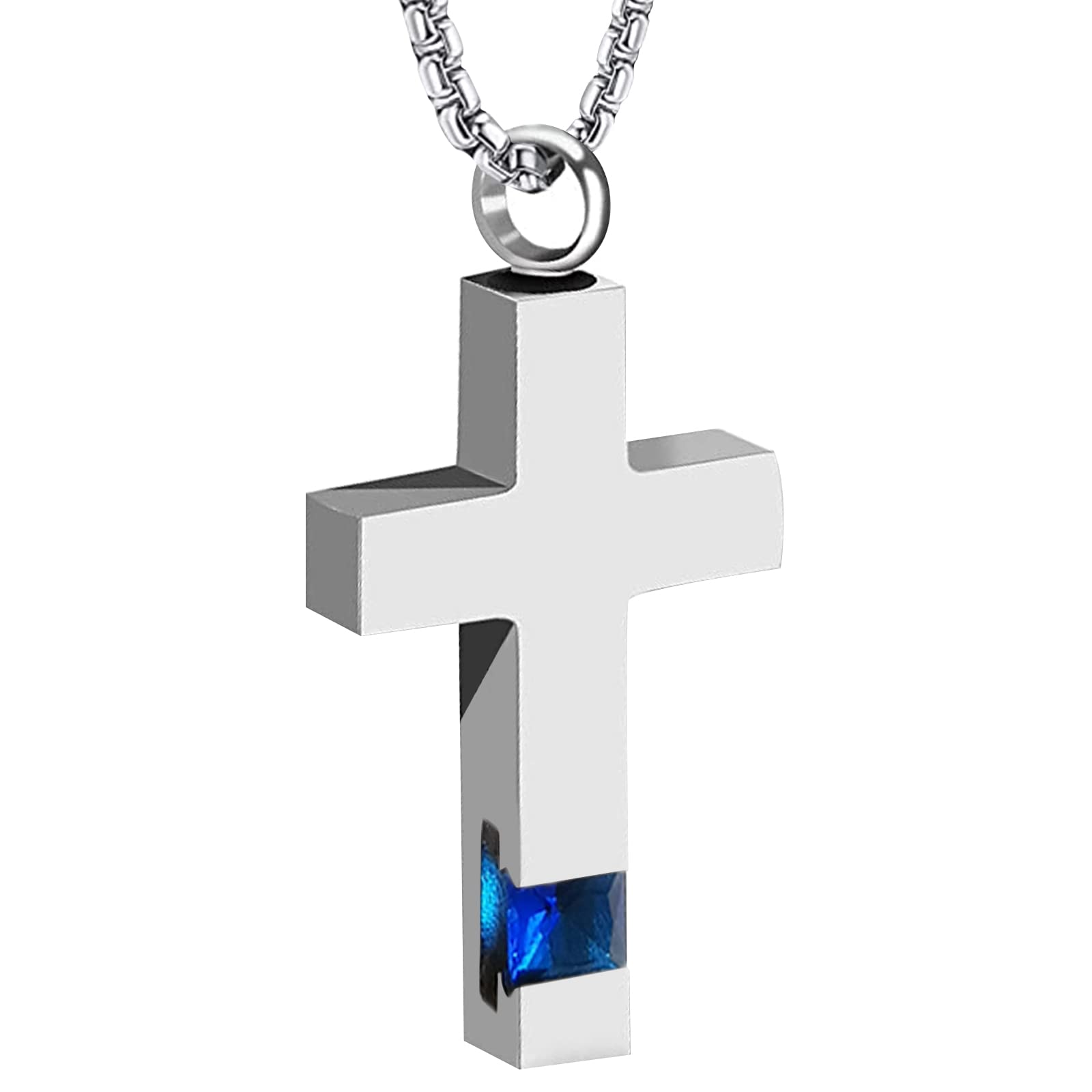 wskvoker Urn Necklaces for Ashes, Cremation Necklack for Ashes, Urn Necklaces for Ashes for Women, Cremation Jewelry Locket Stainless Steel Keepsake