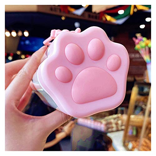 Water Cup Nieuwe Mooie Waterfles Creatieve Leuke Transparante Plastic Melk Drinkbeker Draagbare Anti Fall Cups Met Handvat (Capaciteit: 500 ml, Kleur: Blauw) - Image 8