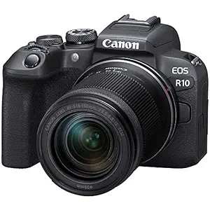 Canon EOS R10 24.2MP RF-S18-150 F/3.5-6.3 IS STM Mirrorless Camera (APS-C Sendor, 4K UHD Video) for Wedding & Content Creators - Black