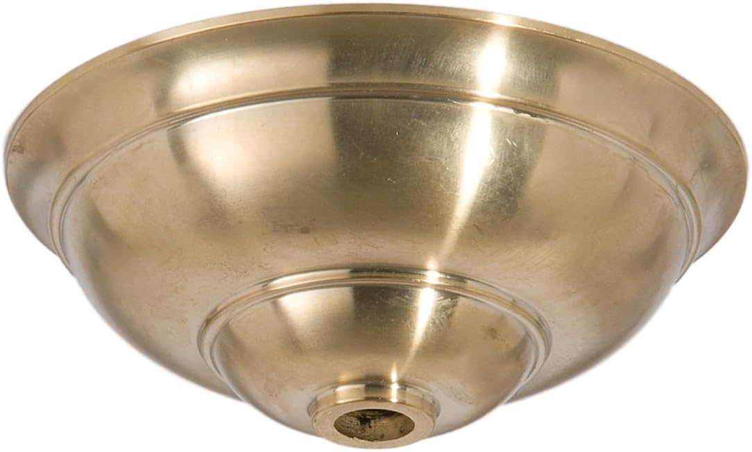 B&P Lamp® Round Die Cast Brass Back Plate