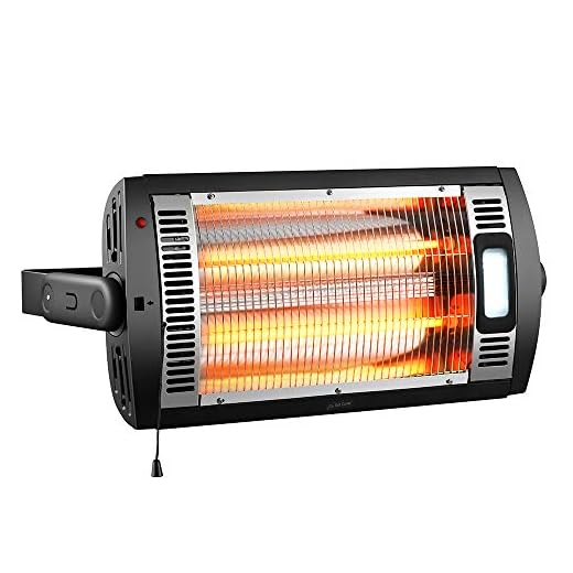 DONYER POWER Electric Radiant Quartz Space Heater,Indoor Use,1500W