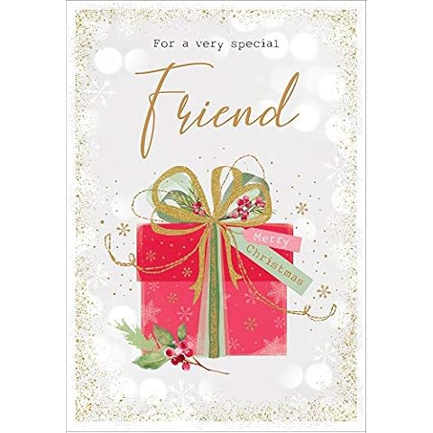 Piccadilly Greetings Classic Christmas Card for Friends Cover