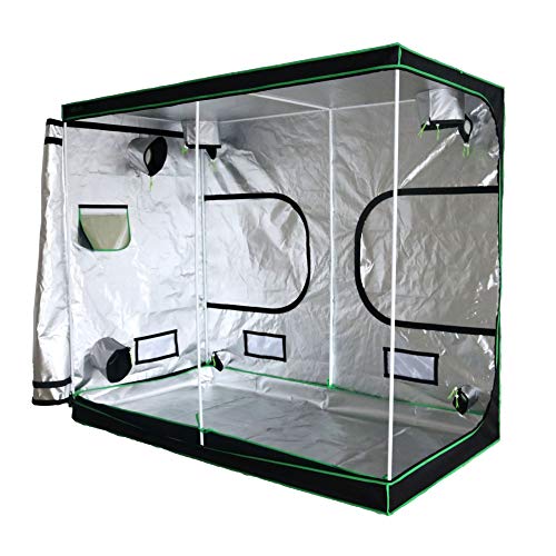 Green Hut 96"X48"X78" 600D Mylar Hydroponic Indoor Grow Tent