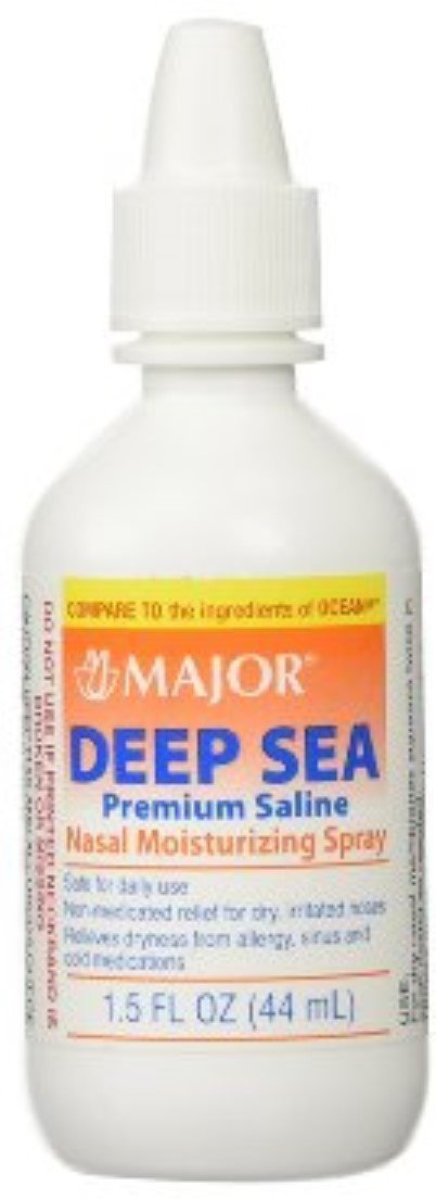 MAJOR Deep Sea Saline Nasal Spray 1.5 oz (Pack of 11)