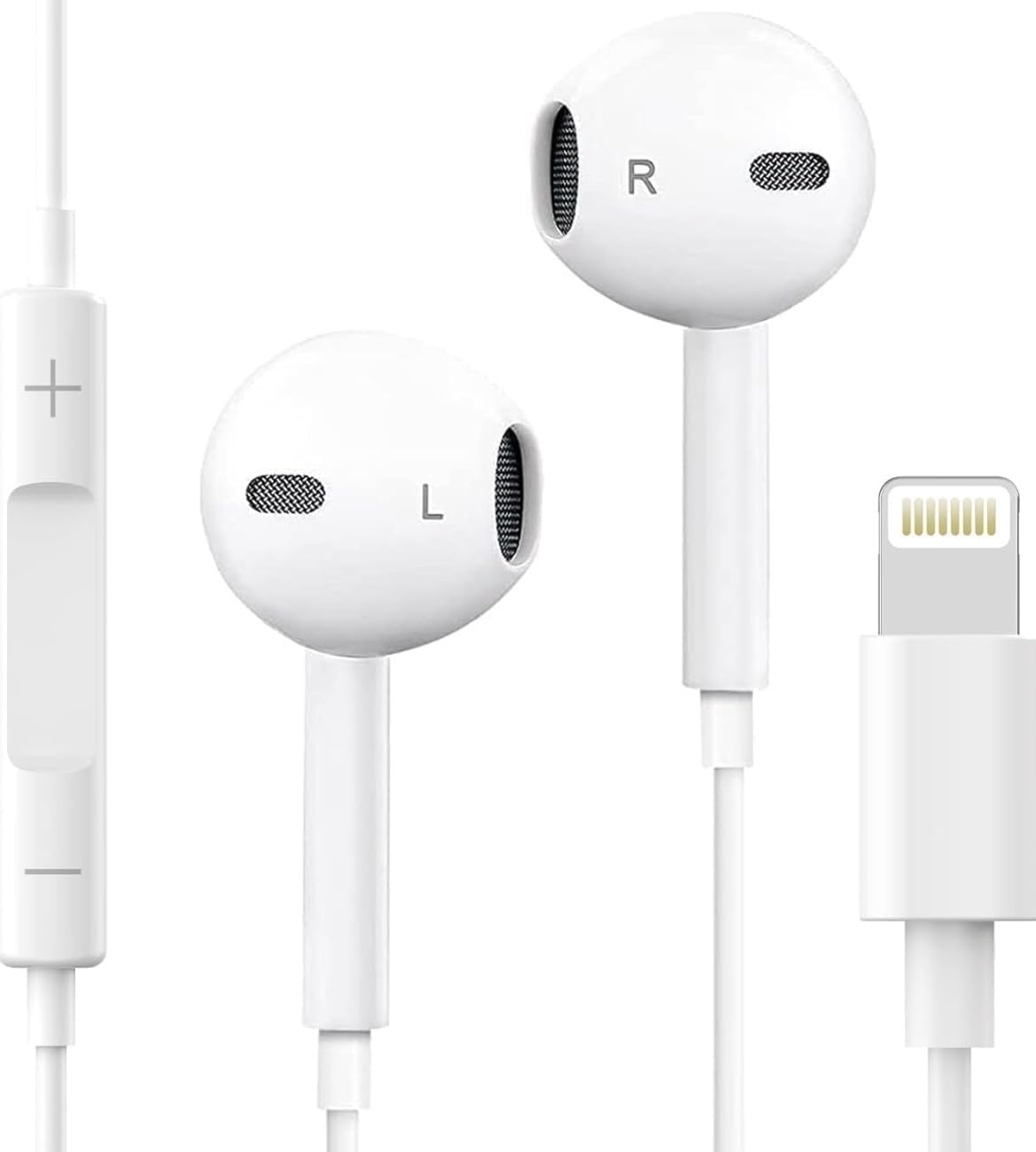 Ankoda Wired Headphones for iPhone Earbuds with Built-in Microphone & Volume Control Nosie Reduction Earphones Headsets Compatible with iPhone 14 13 12 11 Pro Max XS XR X 8 7, Support All iOS Systems-image-7