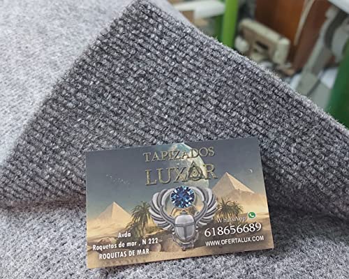 MOQUETA Gris para forrar Suelos y MALETEROS de VEHICULOS (Pieza/ 2Metros x 3Metros) Alfombra MOQUETA para Revestimiento de Maletero y Suelos de Coche/MOQUETAS para CAMPERIZAR Suelos DE VEHICULOS