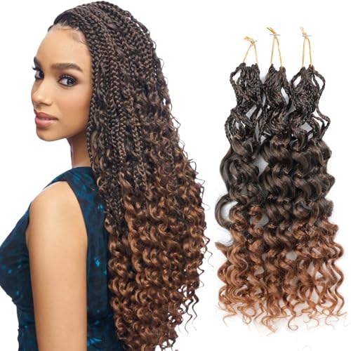 BLTYXT Gogo Curl Crochet Hair 8 Inch 3 Packs Ocean Wave Pre Looped Deep Twist Goddess Box Braids Short Curly Water Wave Synthetic Braiding Hair for Women Girl Kids(8 inch, T30) BLTYXT Gogo Curl Crochet Hair 8 Inch 3 Packs Ocean Wave Pre Looped Deep Twist Goddess Box Braids Short Curly Water Wave Synthetic Braiding Hair for Women Girl Kids(8 inch, T30)
