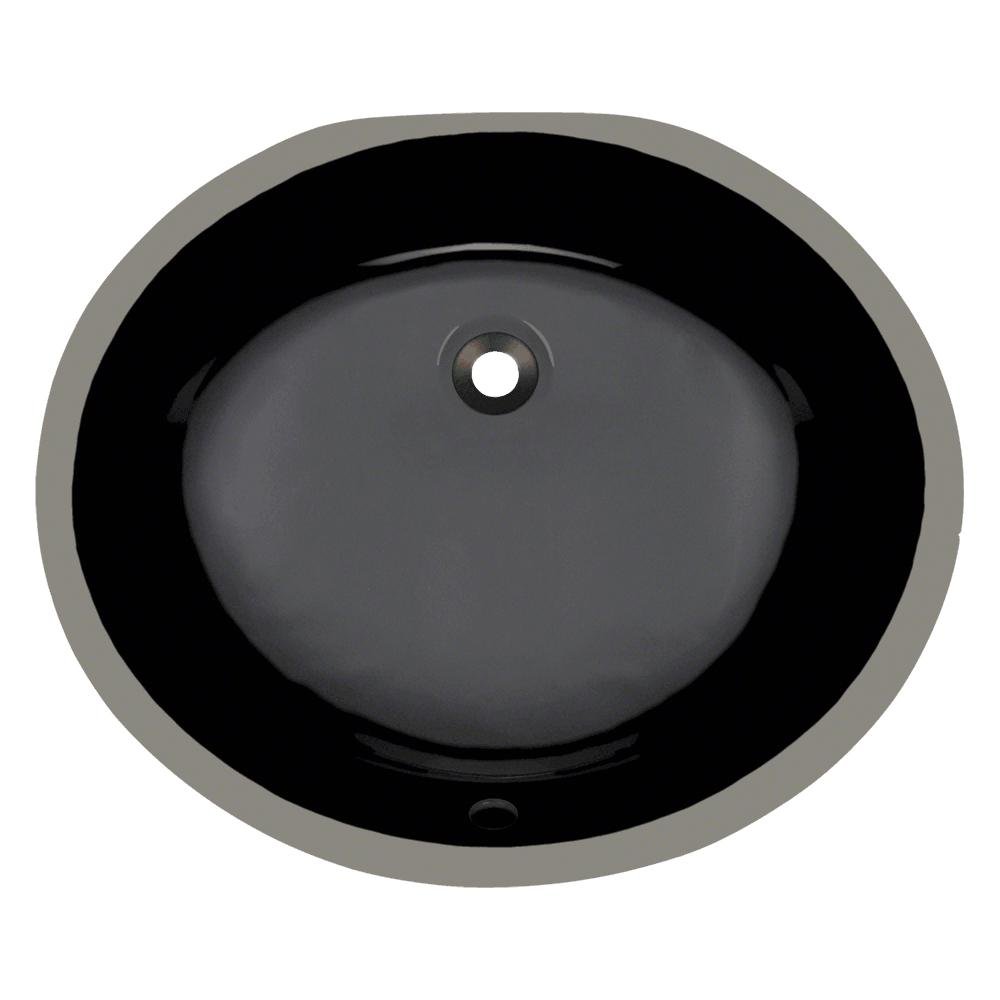 Photo 1 of *NEW* MR Direct UPM-BL Sink Undermount Porcelain Bathroom Black Sink Only