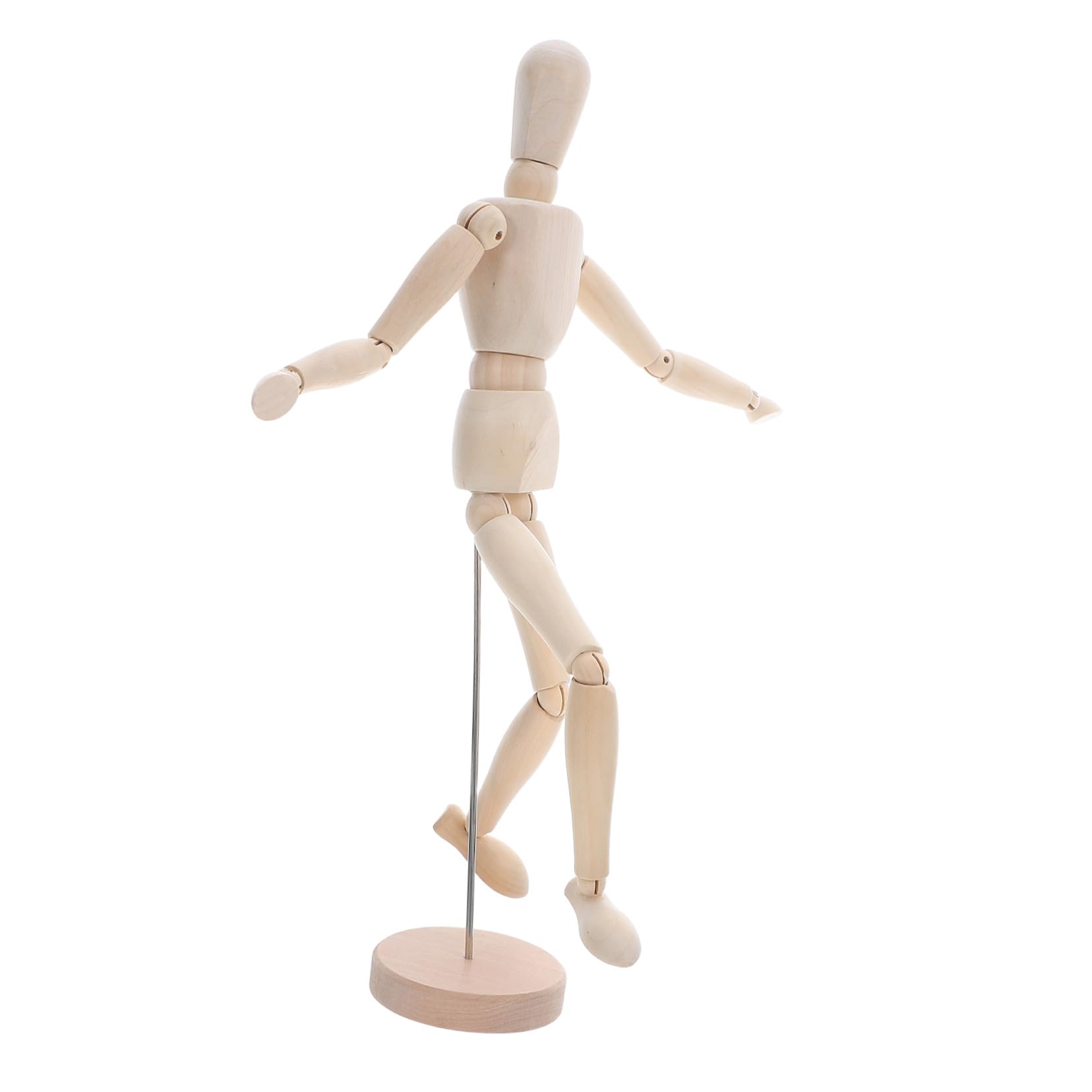Mannequin articulé bois pour dessin et croquis d'artistes