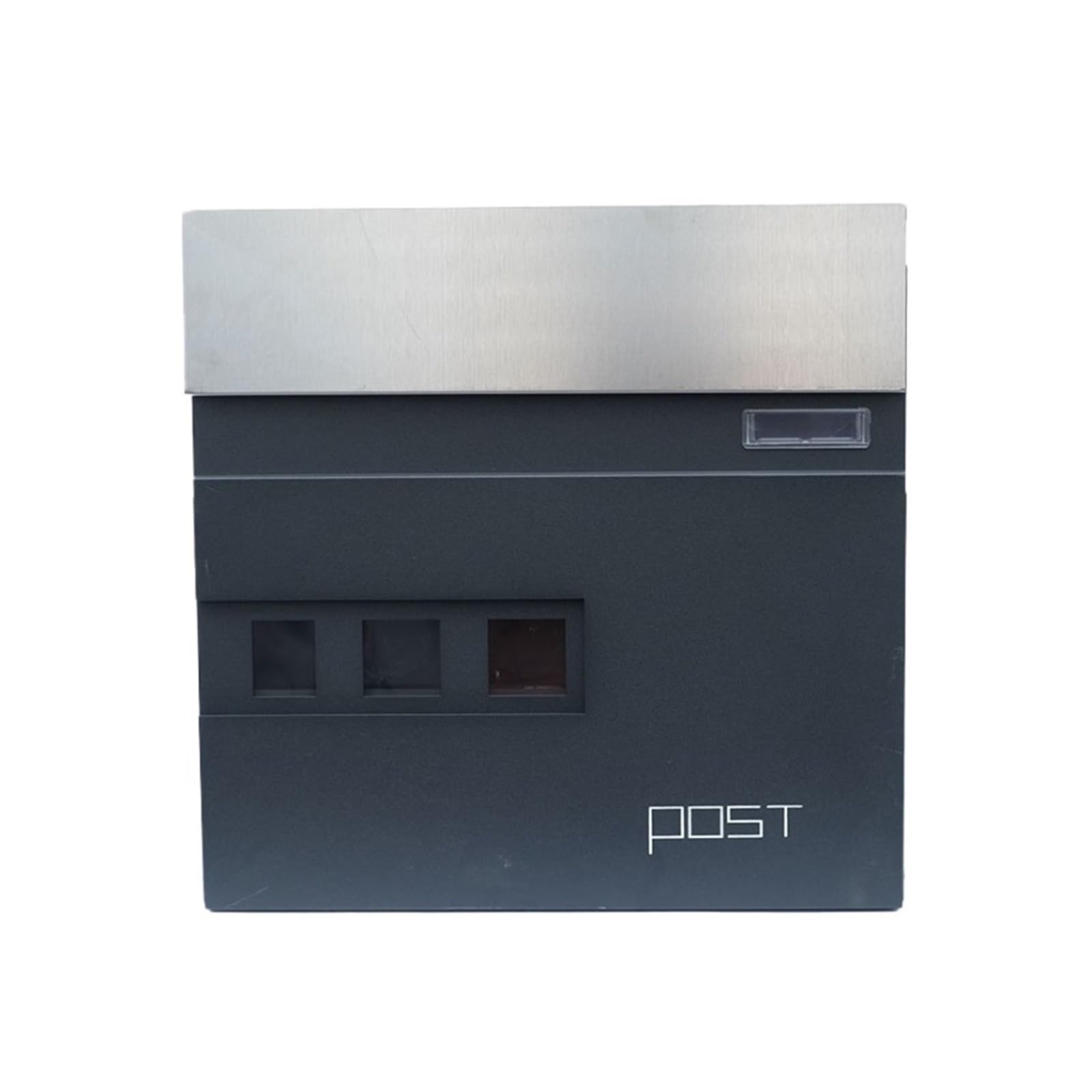 Outside Postbox Wall Mount Mailbox For Outside Large Metal Post Box Galvanized Sheet Modern Suggestion Letterbox For Wall