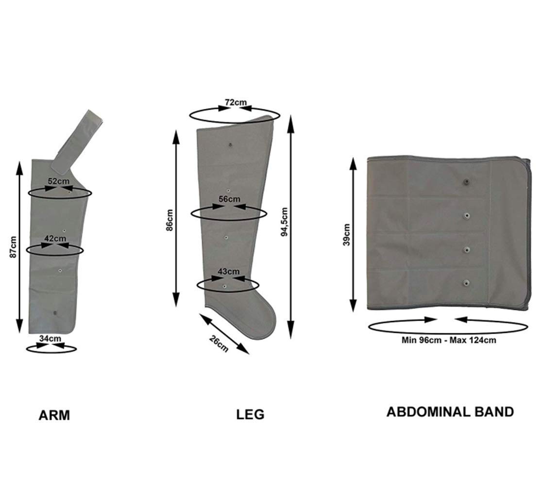 Botas de compresión de aire para hinchazón de la circulación del linfedema, recuperación de terapia de aire neumática intermitente, relajación y alivio del dolor, máquina de masaje inflable, paquete
