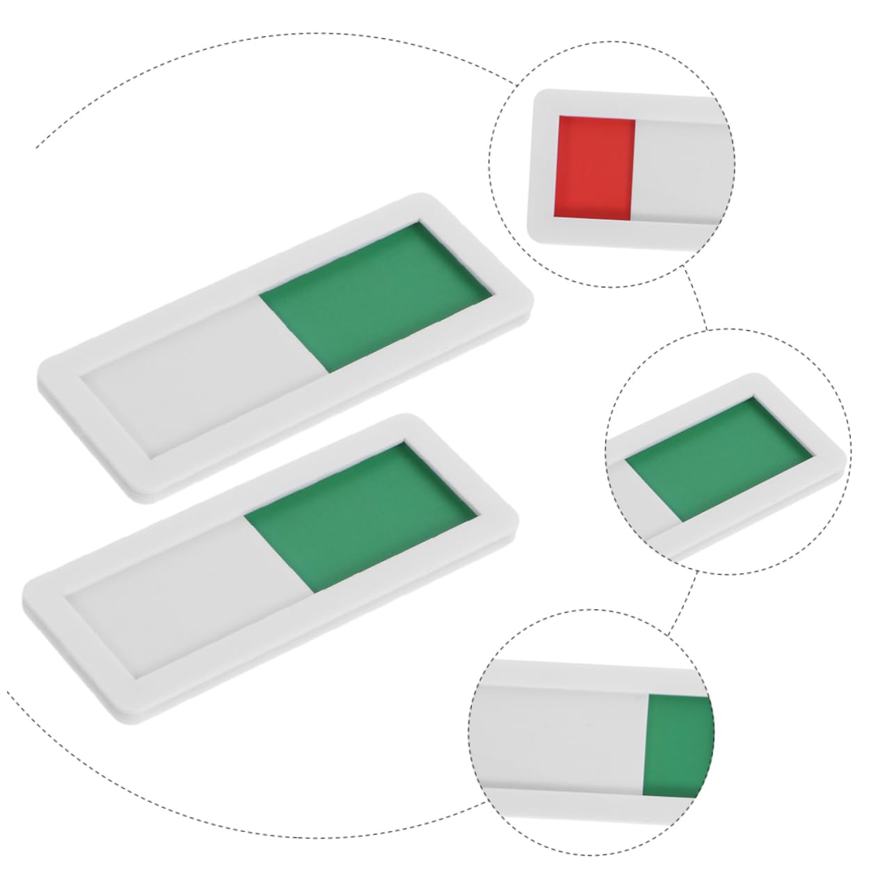 SEWACC Piezas Señalización Creativa Señal Abierta Nordeste Señales De La Puerta Del Baño Señales De Puerta Para Séptico Señales Indicadoras De Puertas Corredizas Condujo Mini Acrílico