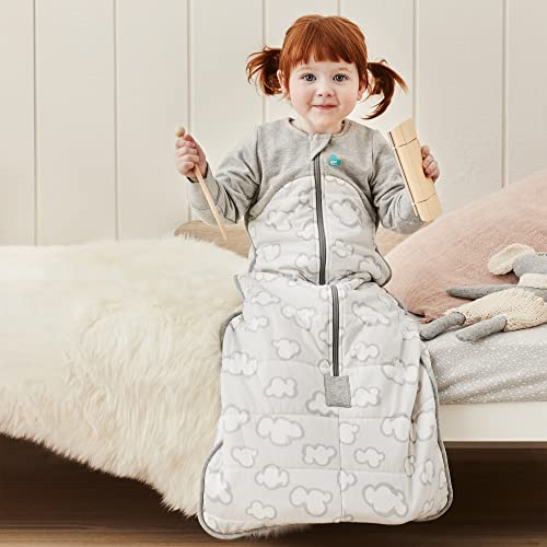 Love To Dream Warm Baby Sleep Bag (6-18 Mo), Super Soft Temp Regulating Sleeping Sack, 2.5Tog Warm Wearable Blanket, Grey #TOP1
