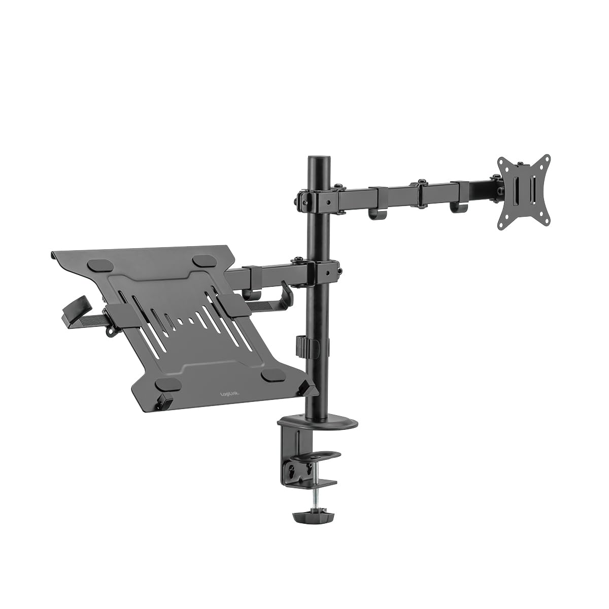 Monitorhalterung für 2 Monitore und 1 Notebook/Tablet