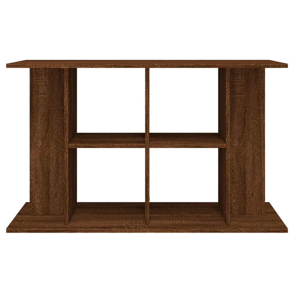vidaXL Soporte de Acuario Madera ingeniería Roble marrón 100x40x60 cm, Mueble para pecera, Armario para Acuario, Soporte de Madera para pecera