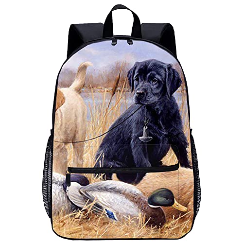 Sac à dos classique chien unisexe garçon fille pour la rentrée