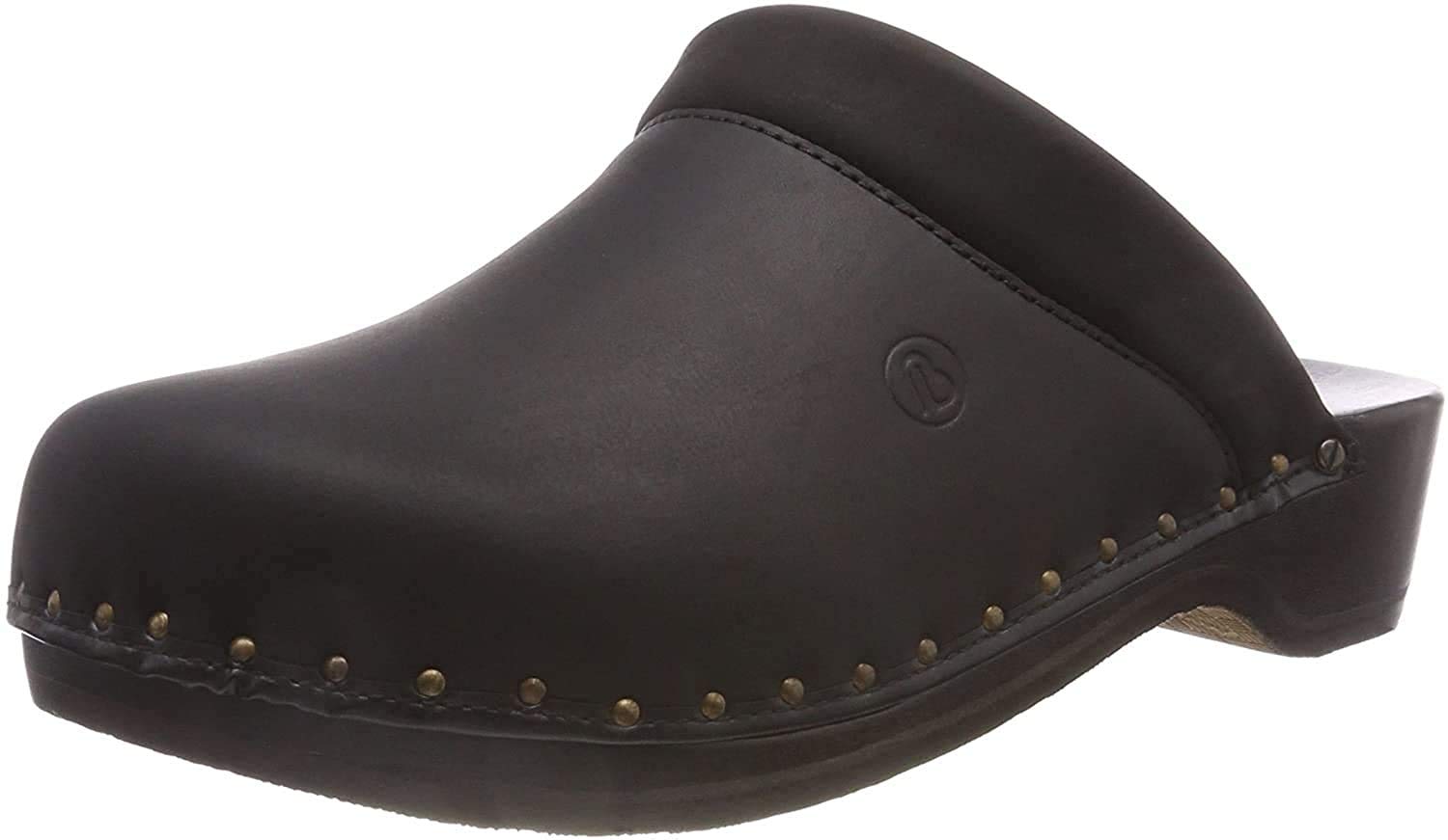 Berkemann Unisex - Adults Soft Toeffler 412 Clogs & Mules, Black, 6 UK (39.5 EU)