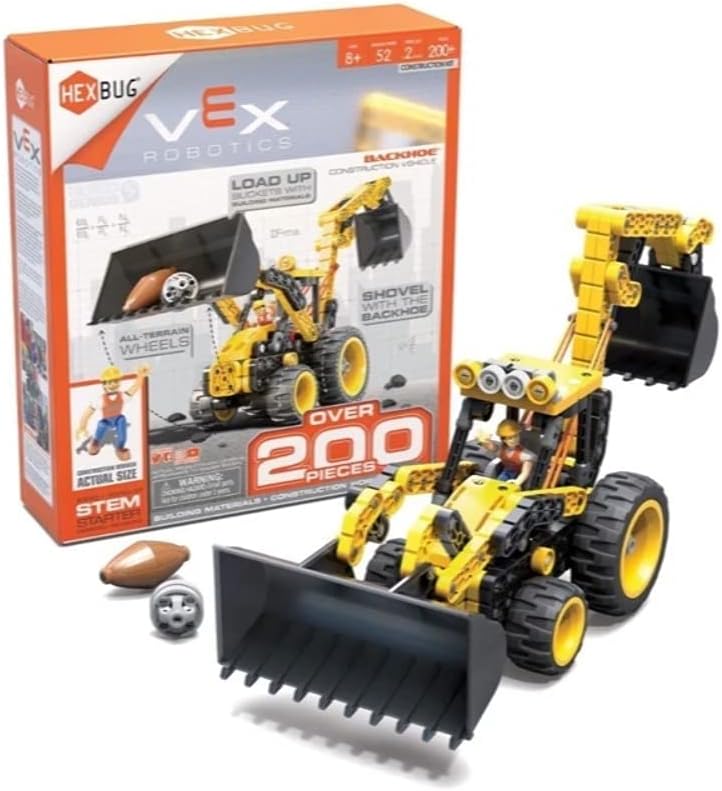 HEXBUGVEX Construction Zone Backhoe