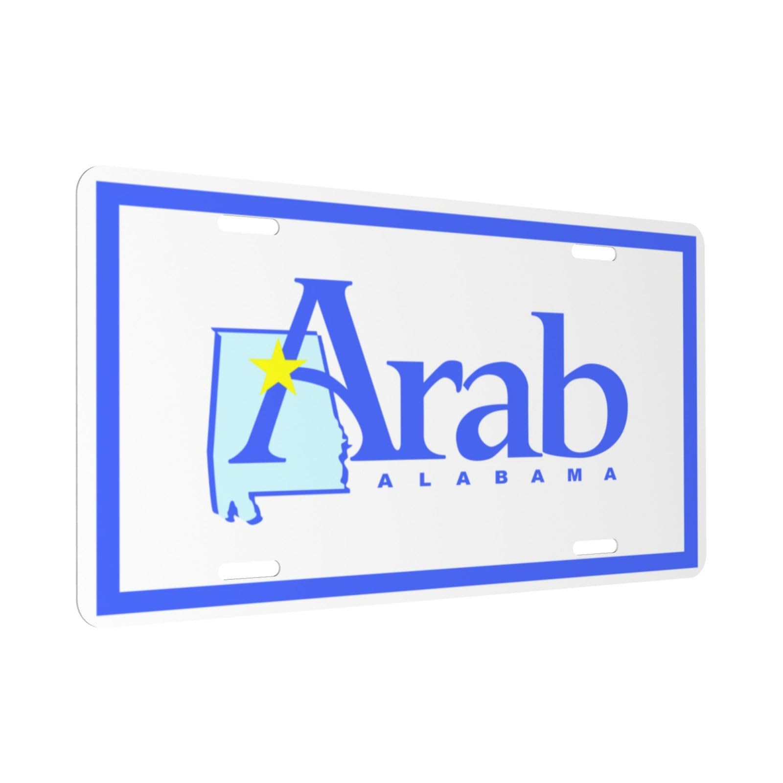 Florida Gators Blue Laser Cut License Plate - Gator Logo