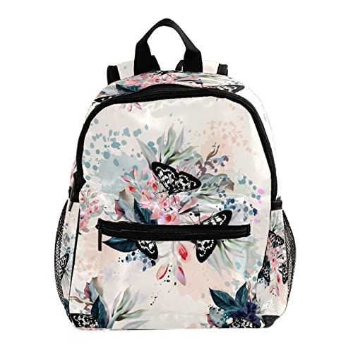Sac à dos enfants vintage papillon pour l'école et les sorties de votre fille