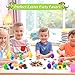 Easter Eggs, 24 PCs Plastic Easter Eggs Filled with Dinosaurs & Marine Animal Toys, Theefun Surprise Eggs for Easter Hunt, Basket Stuffers Fillers, Classroom Prize Supplies and Party Favor