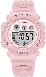 Relógio infantil digital esportivo para meninos e meninas ao ar livre multifuncional cronógrafo à prova d'água despertador calendário relógios de pulso para crianças