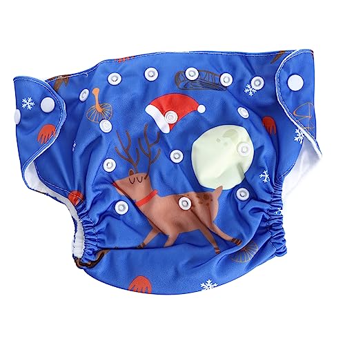 Vaguelly 1個 おむつパンツ 大人用おむつが普及する ベビーショーツおむつ 新生児用布おむつ 水着おむつ 用布おむつ ベビーブリーフ パッド入りトレーニング下着 Tpu弾性フィルム