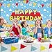 Wowhub Toys Inspired Story Backdrop Banner for Toy Birthday Decorations, Two Infinity and Beyond Birthday Decorations, 6 x 3.6 Ft