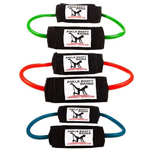 Resistance Bands Ankle Bands 3 Pack for Ladies to Tone and Strengthen The Glutes, Legs, Thighs and Hips, Workout Exercise Program and 3 Ankle Resistance Bands Included.