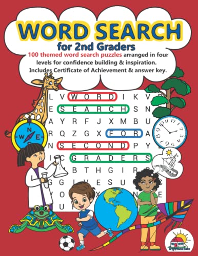 Word Search for 2nd Graders: 100 fun word search puzzles for learning and vocabulary building
