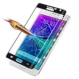 Film TOOPOOT® Full Coverage Tempered Glass Film Protector for Samsung Galaxy Note Edge N9150 (Black)