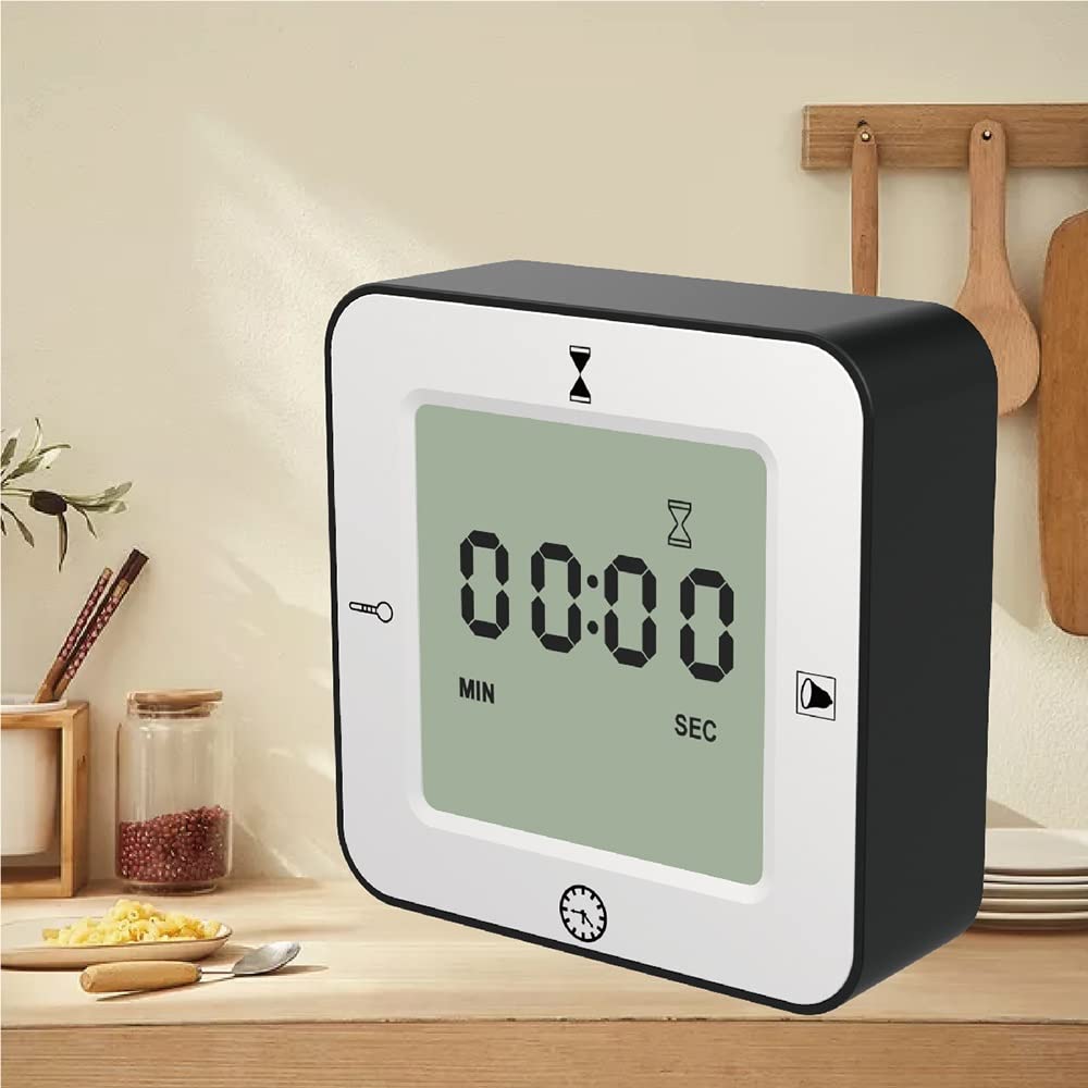 Sveglia Timer da Tavolo con Calendario retroilluminato per Orologio da Ufficio elettronico LCD a Temperatura Digitale Domestica