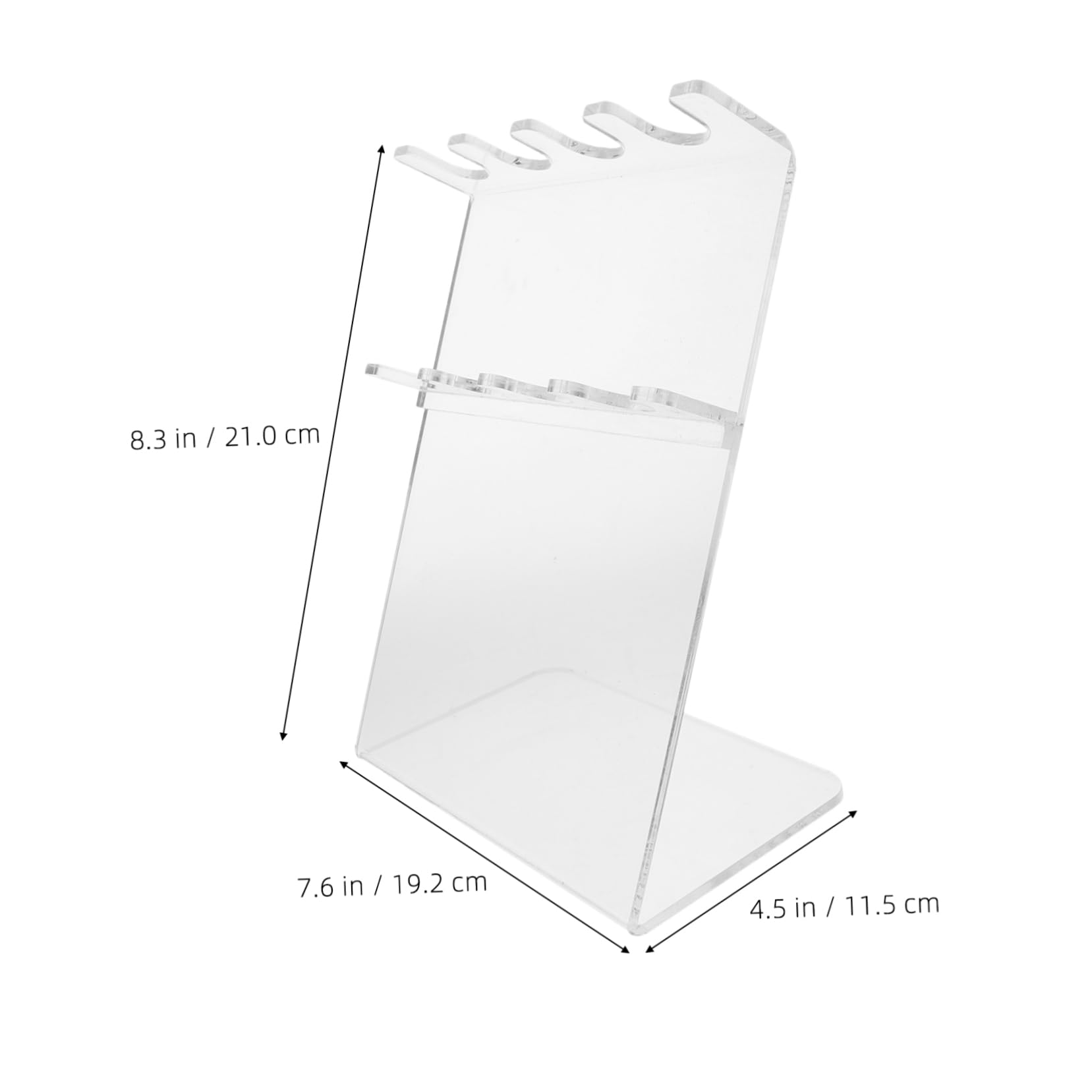OSOLADY Lab Test Tube Rack 4 Slot Pipette Holder Laboratory Tube Racks Secure and Stable Display Stand